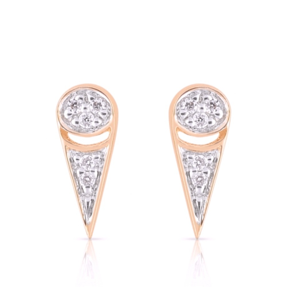 Ginette “Mrs Joe” Tiny Diamond Stud Earrings